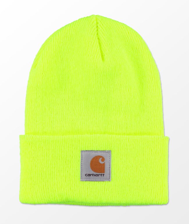Carhartt Bright Lime Beanie 2024 ozogama.lt
