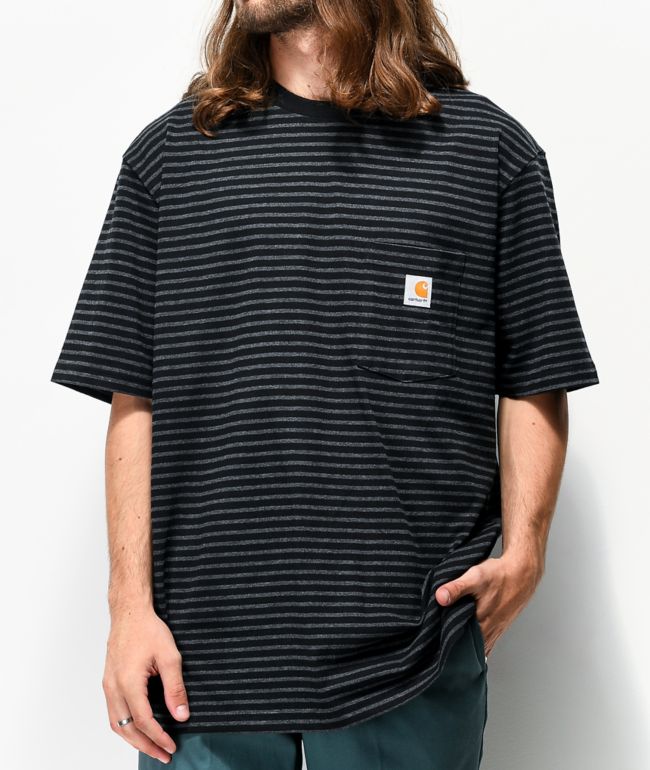 Camiseta carhartt negra clearance