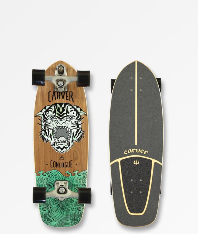 Carver surfskate tiger clearance