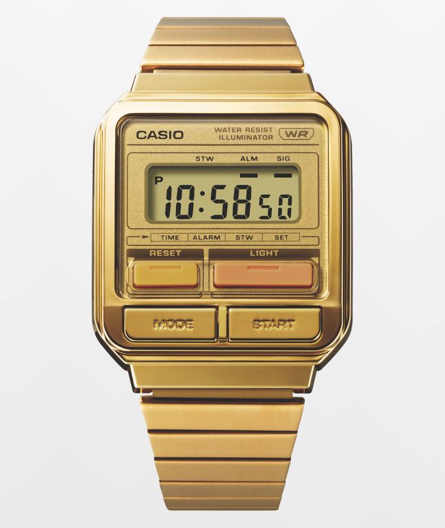 Casio A1100G5VT Vintage Gold Digital Watch