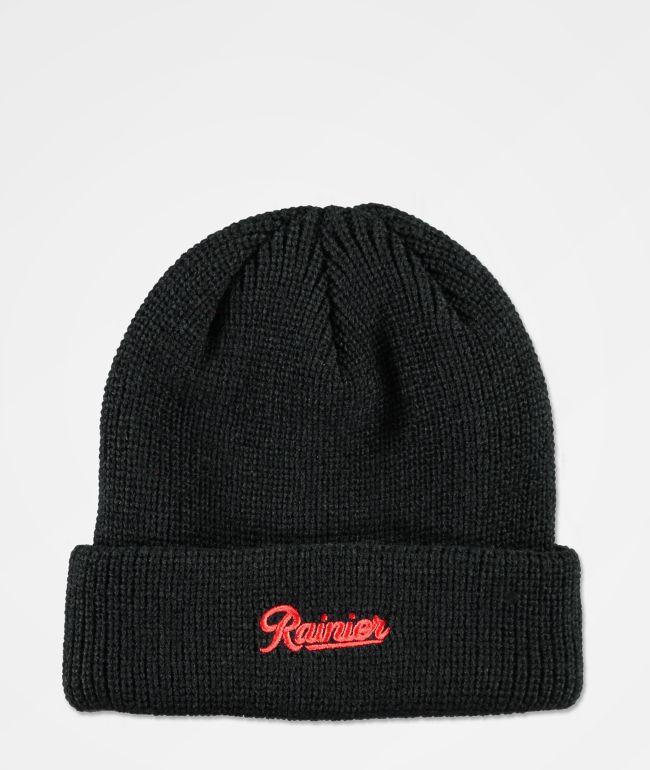 Casual Industrees x Rainier Black Beanie
