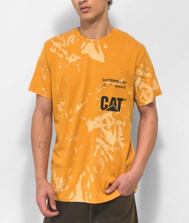 Caterpillar Sunfade Acid Wash Yellow T 