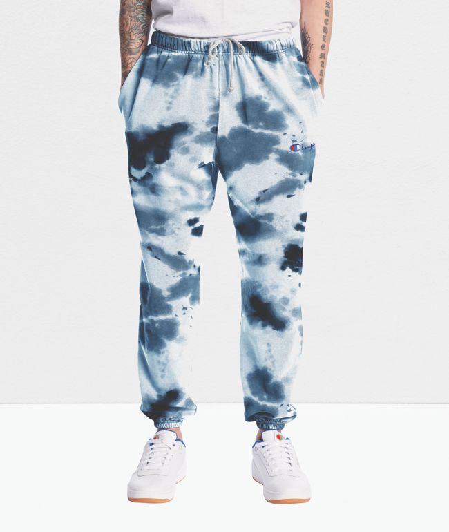 champion tie dye track pants