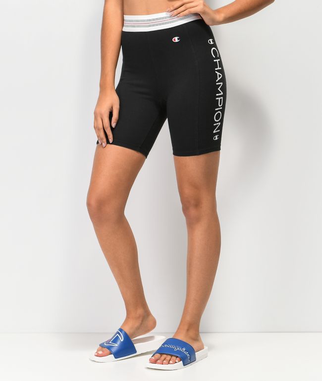 champion high waisted bike shorts