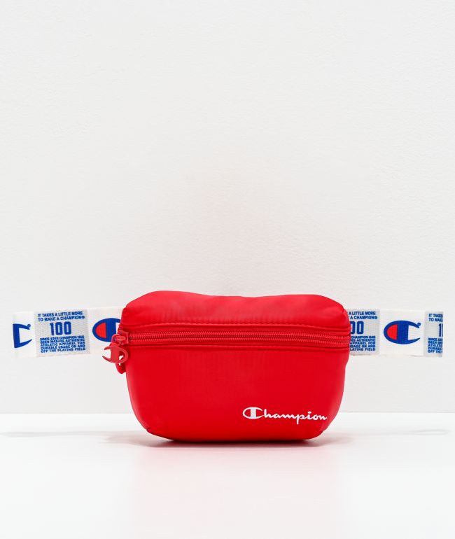 champion fanny pack red