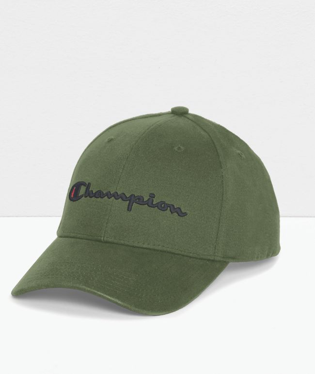 Olive green champion hat