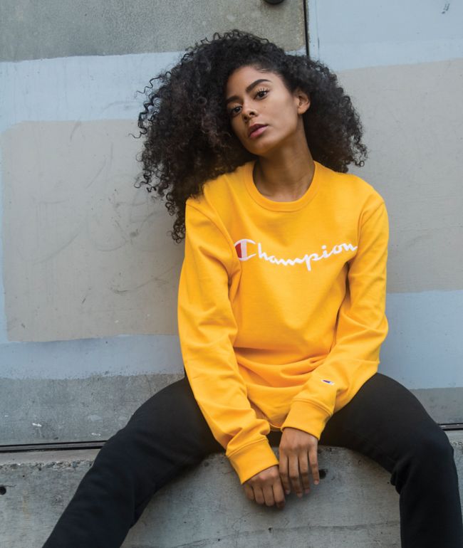 champion long sleeve tops