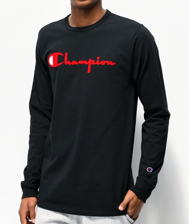Champion red and black shirt Clearance