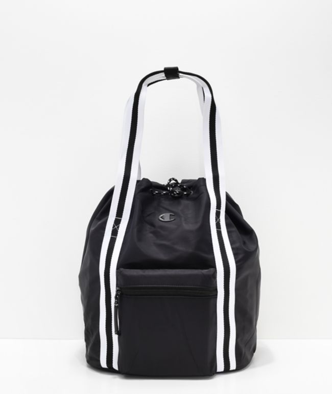 black handbag backpack