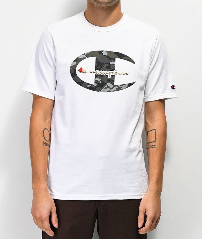 Champion heritage tee camo clearance