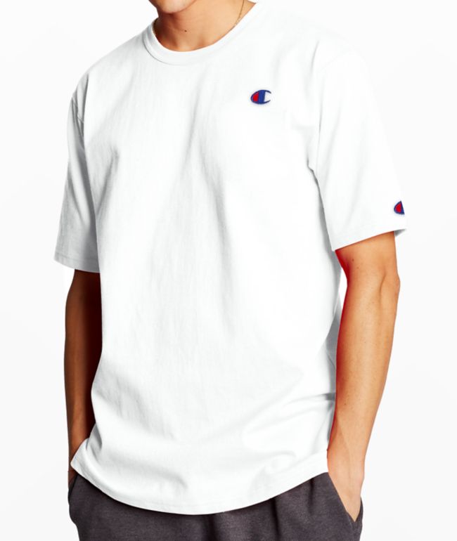 Champion Heritage Embroidered C White T-Shirt