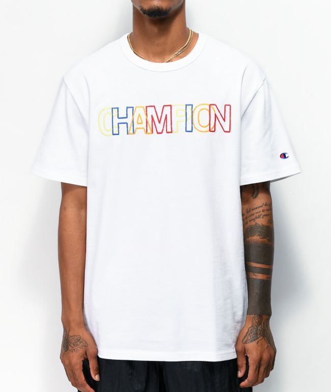 champion sweater colors letra