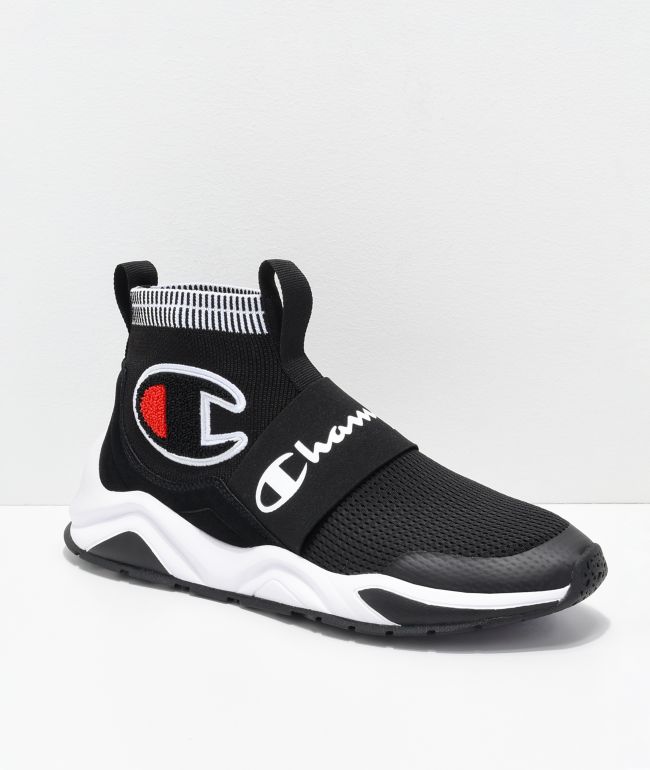 Champion Men's Pro Black White Shoes | Zumiez