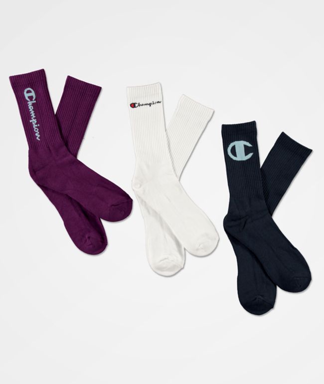 champion 3 pack socks