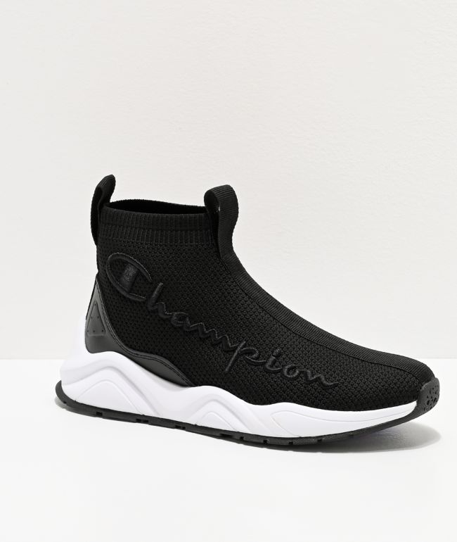 champion sneakers all black