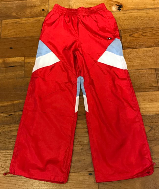 Red warm up pants Clearance