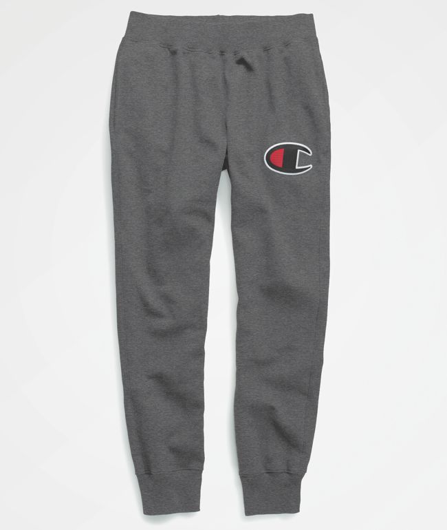 dark grey champion sweatpants