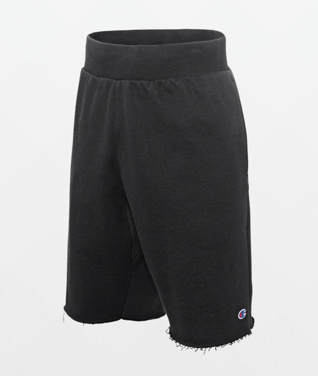 Champion Reverse Weave Black Sweat Shorts
