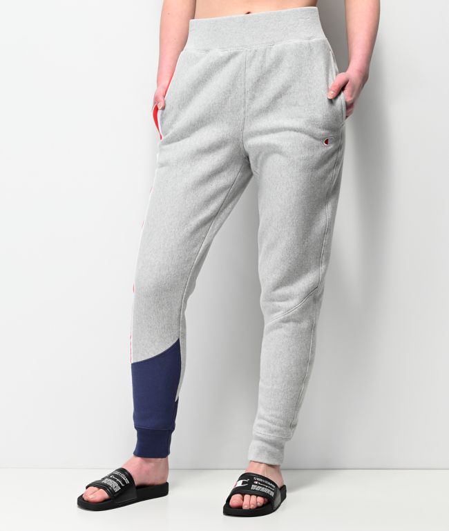 Champion colorblock on sale sweatpants