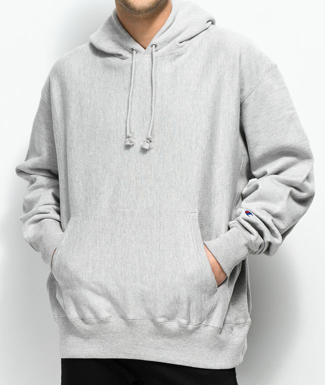 Grey champion hoodie zumiez clearance