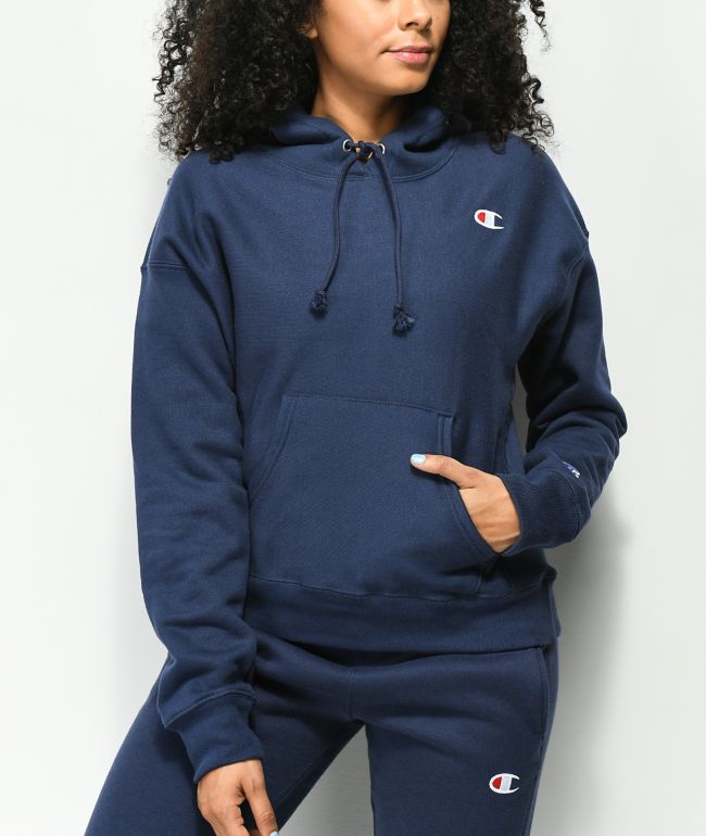 Indigo champion hoodie