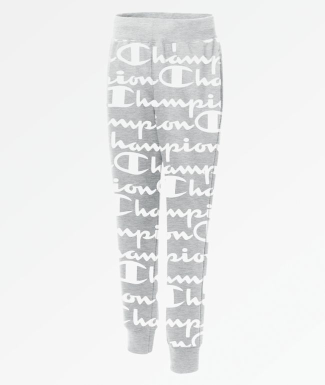 champion sweatpants oxford grey
