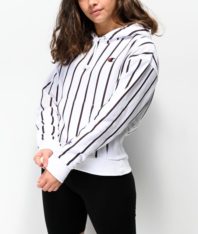 Champion Reverse Weave Panel Stripe Hoodie 2024 www.alhudapk