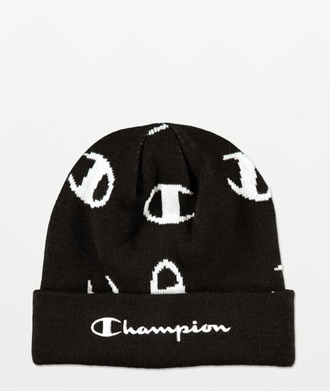 champion beanie white