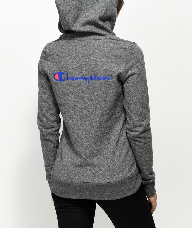 champion hoodie charcoal