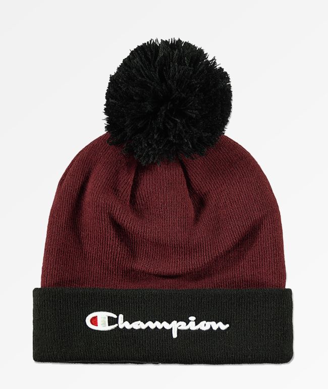 Champion script knit pom