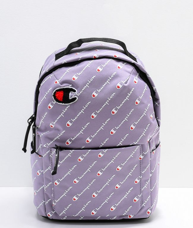 light purple mini backpack