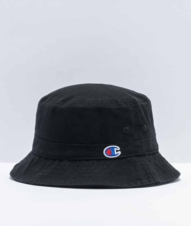 Champion Washed Black Bucket Hat