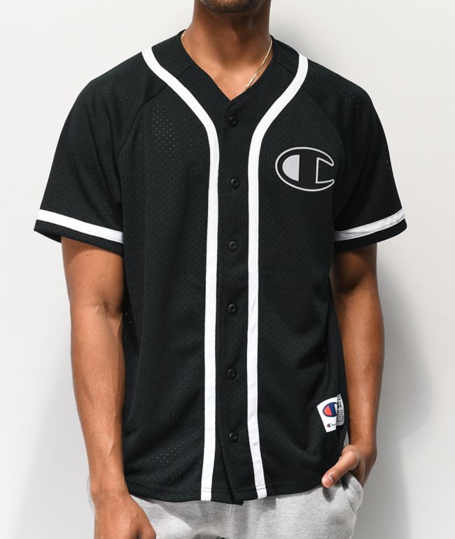 Camisa de beisbol negra