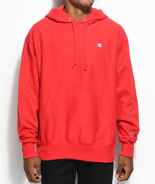 Sudadera champion roja hombre Clearance