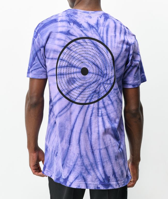 mens purple tie dye shirt