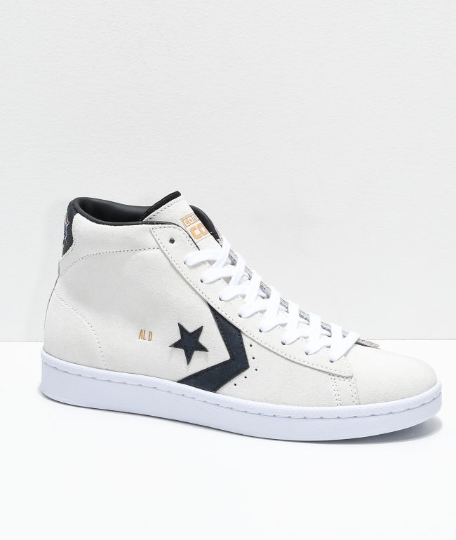 Converse Al Davis Court Pro Leather White Skate Shoes Zumiez