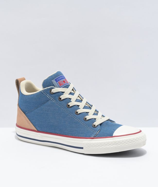 slate blue converse