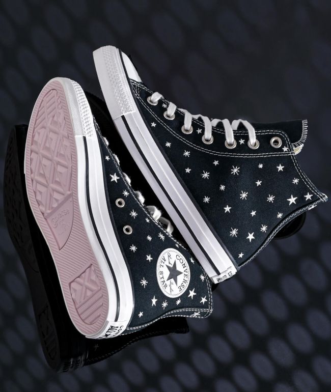 Converse Chuck Taylor All Star Crystal Energy Black High Top Shoes