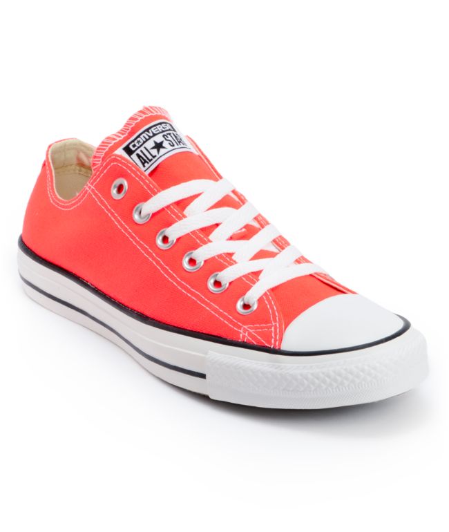 fiery coral converse