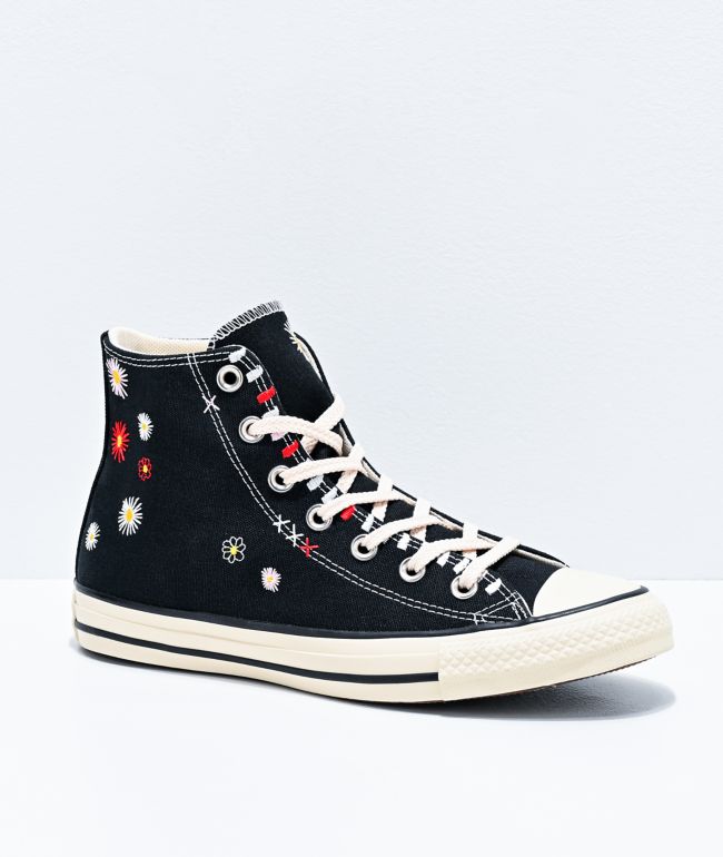 converse flores mujer