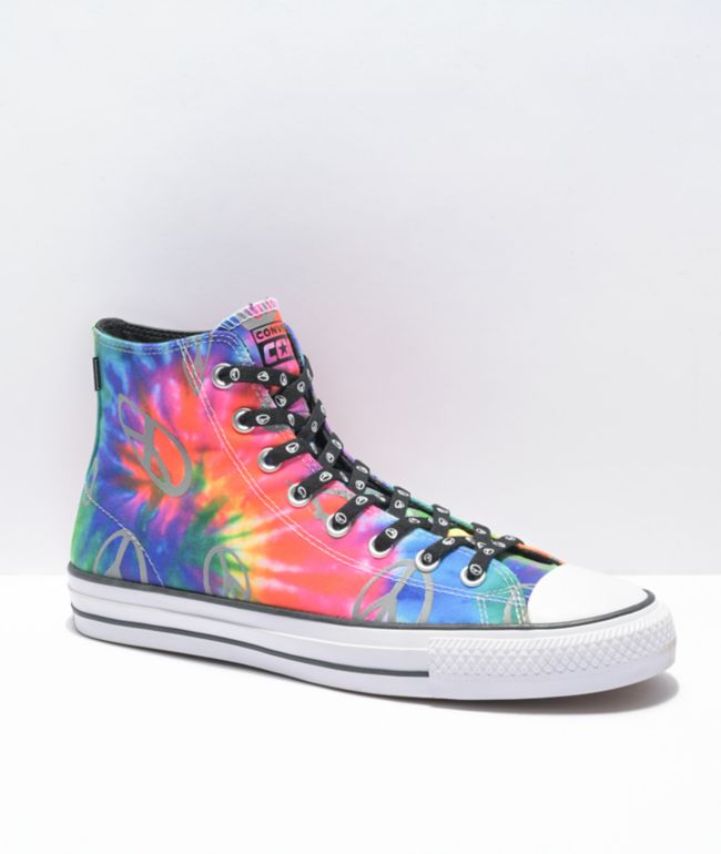 Beskatning Afvise impressionisme Converse Chuck Taylor All Star Pro Reflective Tie Dye High Top Shoes