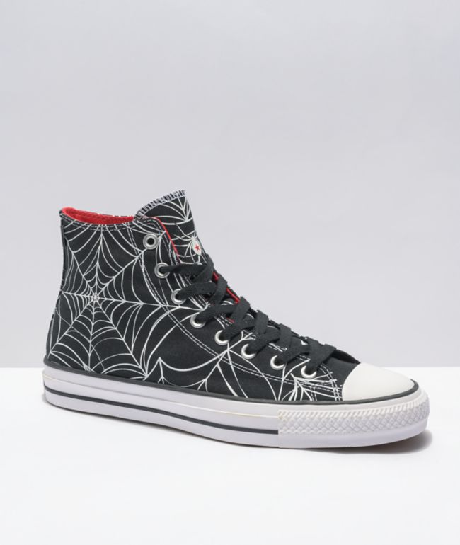 Converse Chuck Taylor All Star Pro Spiderweb Black & White Skate Shoes