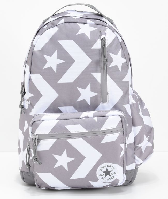 converse grey backpack