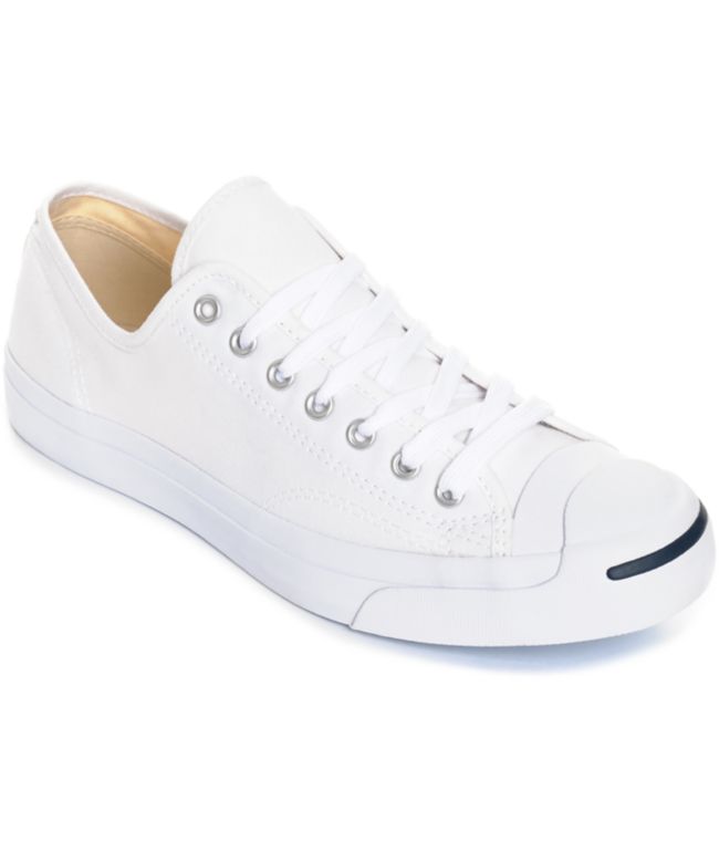 Converse Jack Purcell zapatos blancos | Zumiez