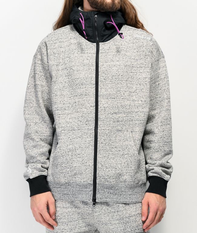 grey converse hoodie