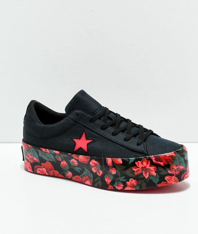 floral platform converse