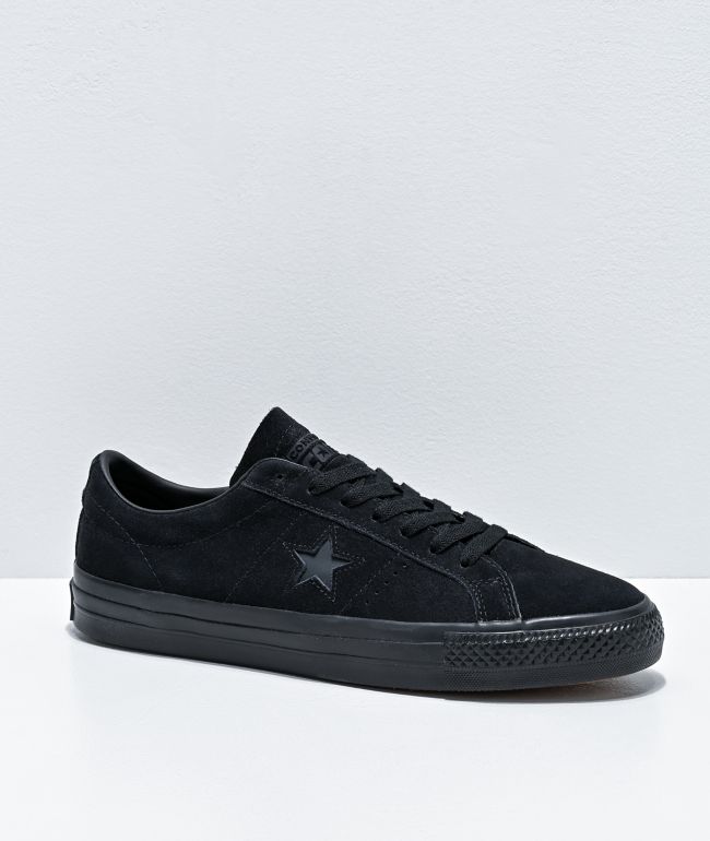 Converse One Star Pro Black Suede Skate 