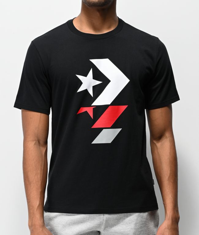 Camiseta converse blanca clearance