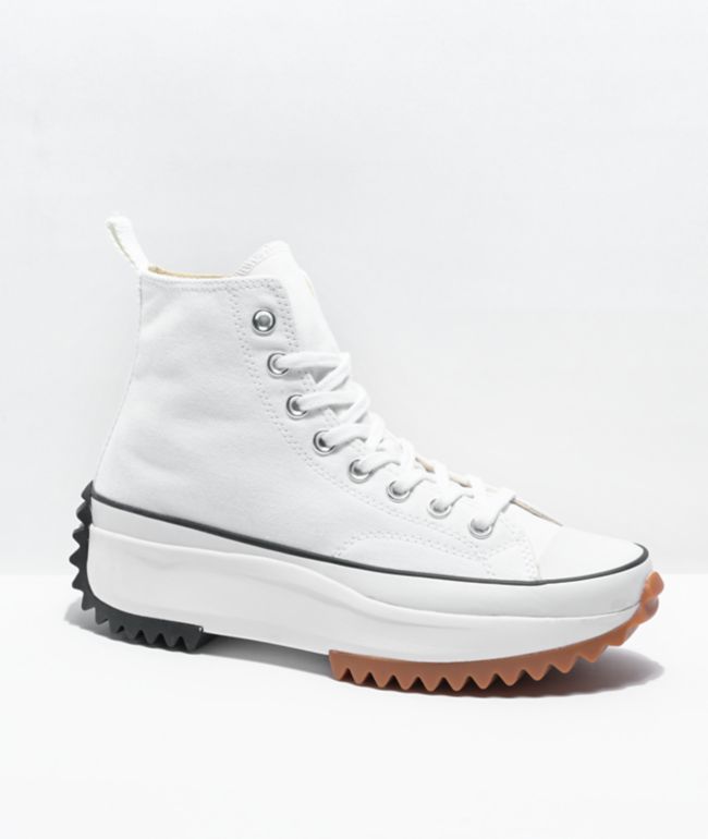 Converse Run Star Hike White High Top Shoes