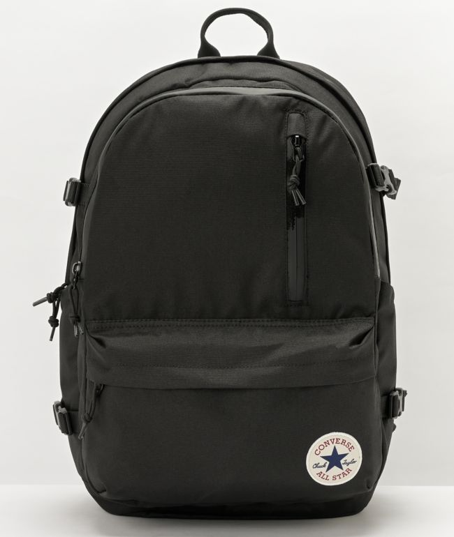 converse straight edge backpack black